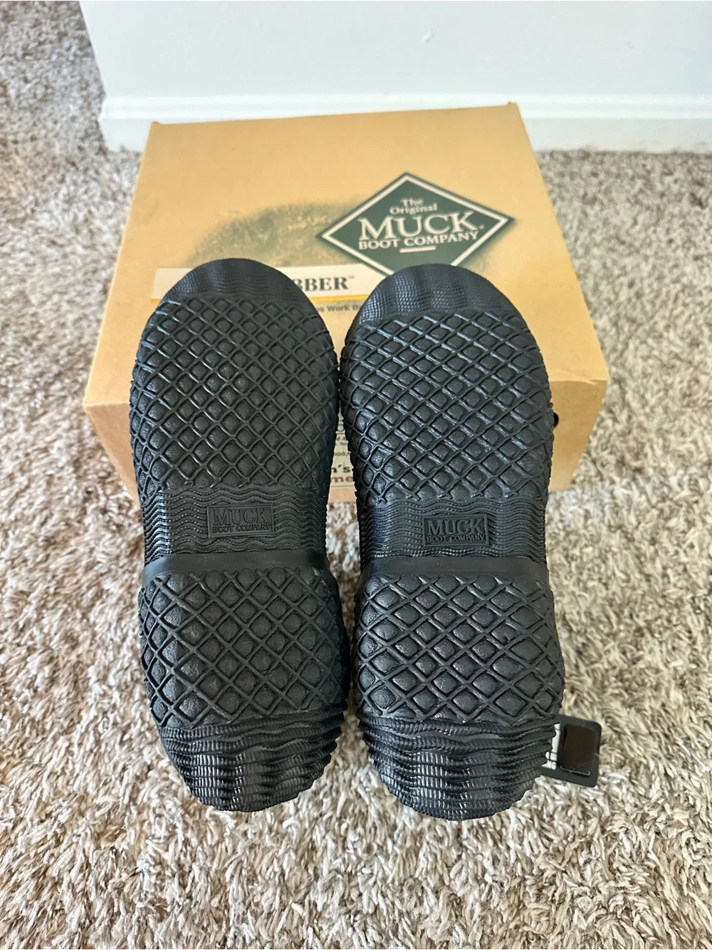 Muck Boot Co. Men’s Black Waterproof Ankle Rain & Snow Boots